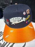 GORRA ROUGH PLAY AZUL Y NARANJA